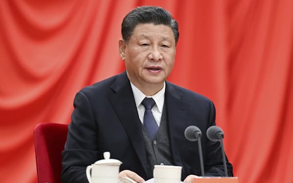 習国家主席は国内改革に意欲を示す=AP