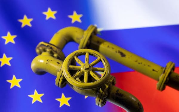 ロシア産ガスに依存する欧州の調達多様化には難路が控える＝ロイター