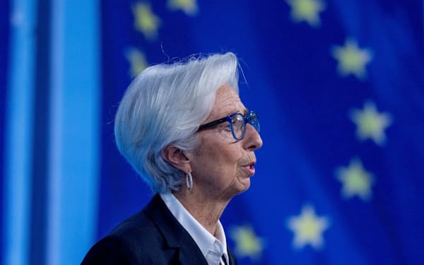 President of European Central Bank, Christine Lagarde, speaks during a news conference following a meeting of the governing council in Frankfurt, Germany, February 3, 2022. Michael Probst/Pool via REUTERS