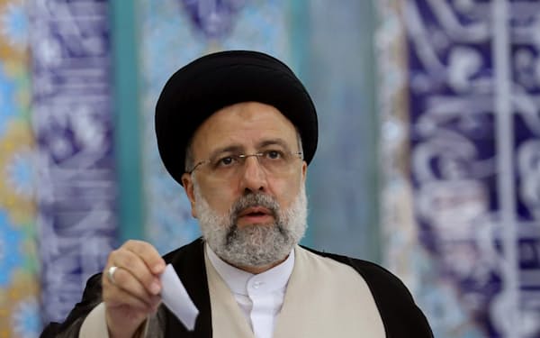 反米強硬派として知られるイランのライシ大統領＝ロイター・ＷＡＮＡ