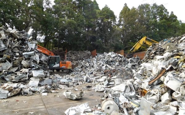 千葉市の野積みの現場