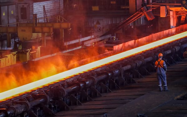鋼材価格上昇の恩恵を受け利幅が拡大した＝ロイター