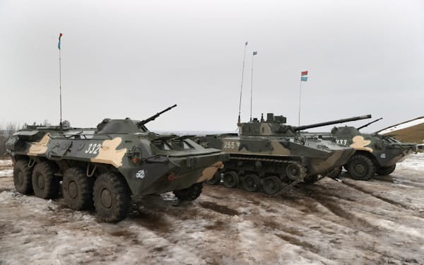 ロシアはベラルーシと合同軍事演習を続ける（17日）＝ロイター