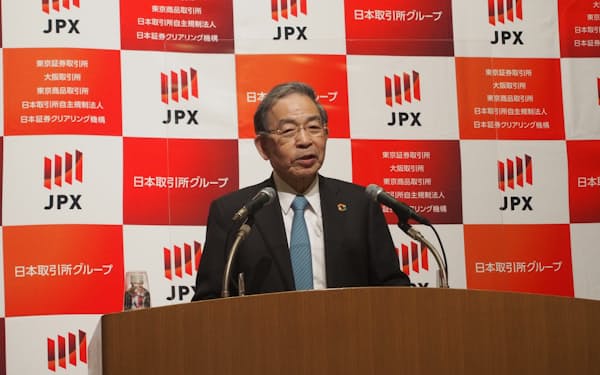 日本取引所グループの清田瞭ＣＥＯは就任から８年目を迎える（22日、東京・中央）