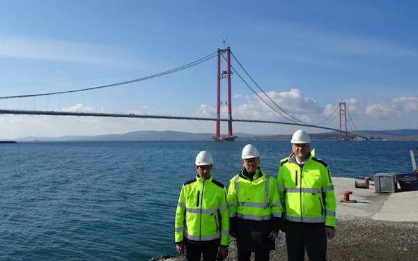ＳＫとＤＬの韓国建設大手が主導するトルコの世界最長のつり橋が３月に開通する