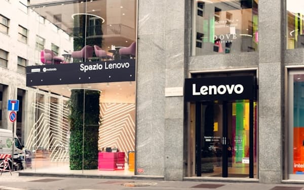 業績向上が続くレノボのイタリアの店舗