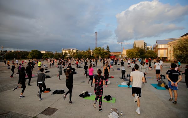 ある研究では、運動で女性の平均余命は1年近く、男性はその2倍延びたことがわかった=ロイター