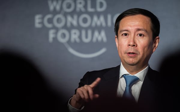 業績が落ち込むなか、アリババの張会長兼CEOは難しいかじ取りを迫られている=同社提供