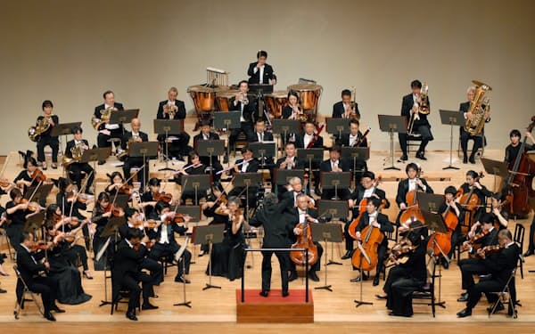 九州交響楽団の演奏会の様子（21年12月、福岡市）