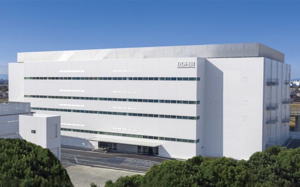 ロームがSiCパワー半導体を製造する福岡県筑後市の工場