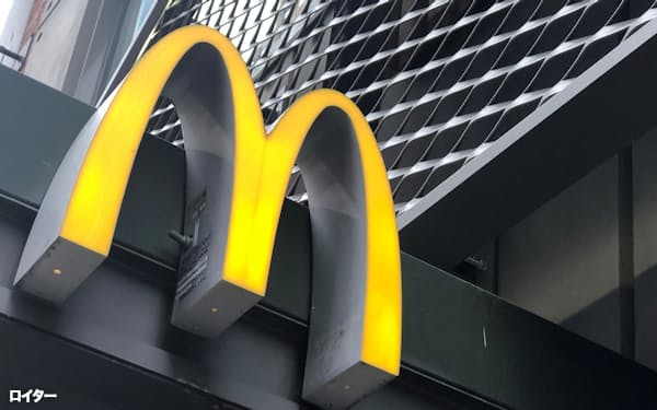FILE PHOTO: The McDonald's logo is seen outside the fast-food chain McDonald's in New York, U.S., October 22, 2019. REUTERS/Shannon Stapleton/File Photo