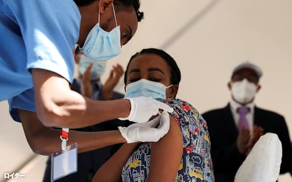 アフリカでは2022年1月末までのワクチン供給の半数近くがCOVAX経由の寄付だった=ロイター