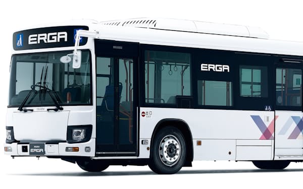 いすゞの路線バス「エルガ」