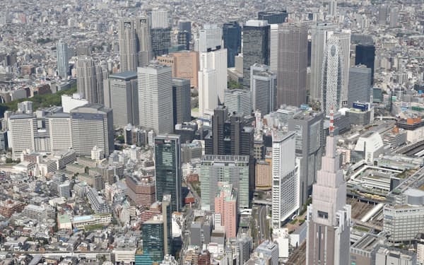 新宿の高層ビル群