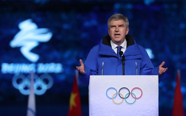 IOCは最終的な判断は各連盟などに任せるとした（２月２０日、北京）＝ロイター