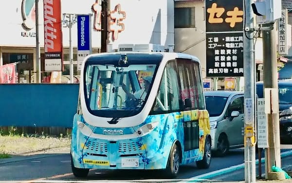 オンデマンドの実用化で自動運転バスの利便性向上を目指す（茨城県境町）