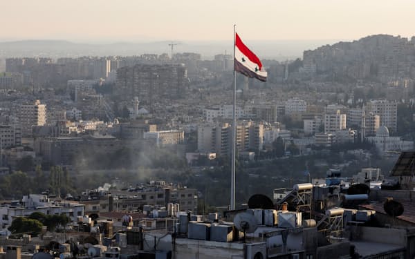 空爆があったシリアの首都ダマスカス（2018年）＝ロイター
