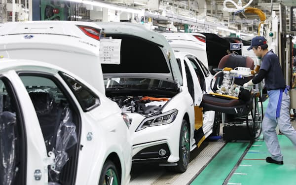 1月はオミクロン型の感染拡大で自動車生産が減った