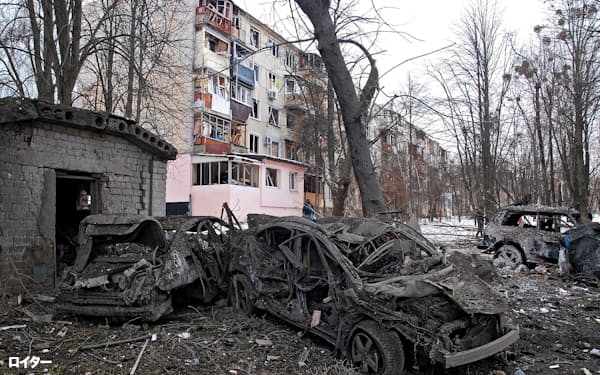 ロシア軍の侵略でウクライナの市民生活は破壊された=ロイター