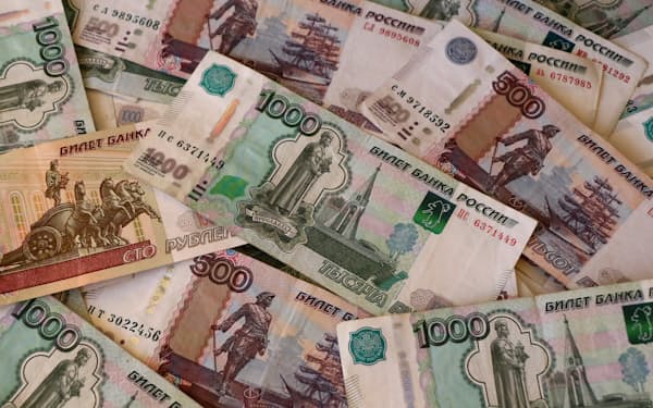 邦銀がロシアの通貨ルーブルを調達しにくい状況に陥っている