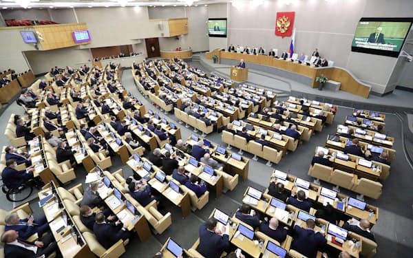 ロシア下院は2月、国外へのロシア軍派遣を全会一致で承認した＝ロイター