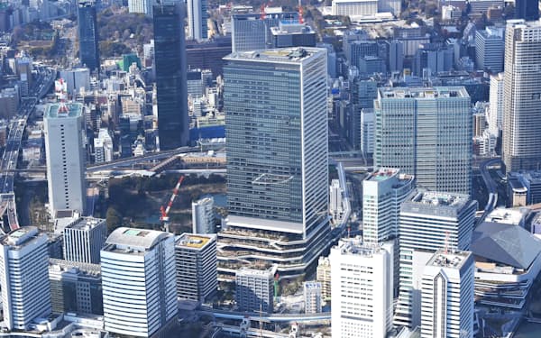 東京圏の地価は回復したがオフィス街などは新型コロナウイルスの影響が残った（東京都港区）