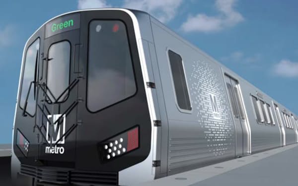 新工場では米ワシントン首都交通局向けの地下鉄車両を製造する