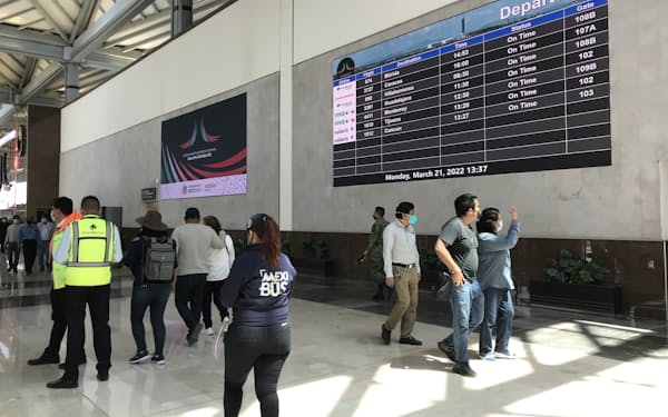 メキシコのフェリペ・アンヘレス国際空港は主に格安航空会社（LCC）が就航している