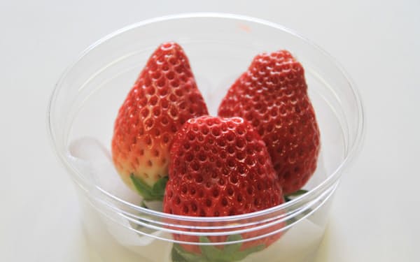 滋賀県が初めて開発したイチゴ新品種「みおしずく」