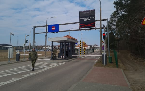 ポーランドとカリーニングラードの国境は一時的に封鎖されている(16日)