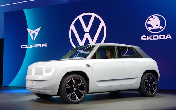 VWがスペインで生産するとみられる小型EVのコンセプト車（21年、ミュンヘン国際自動車ショー）