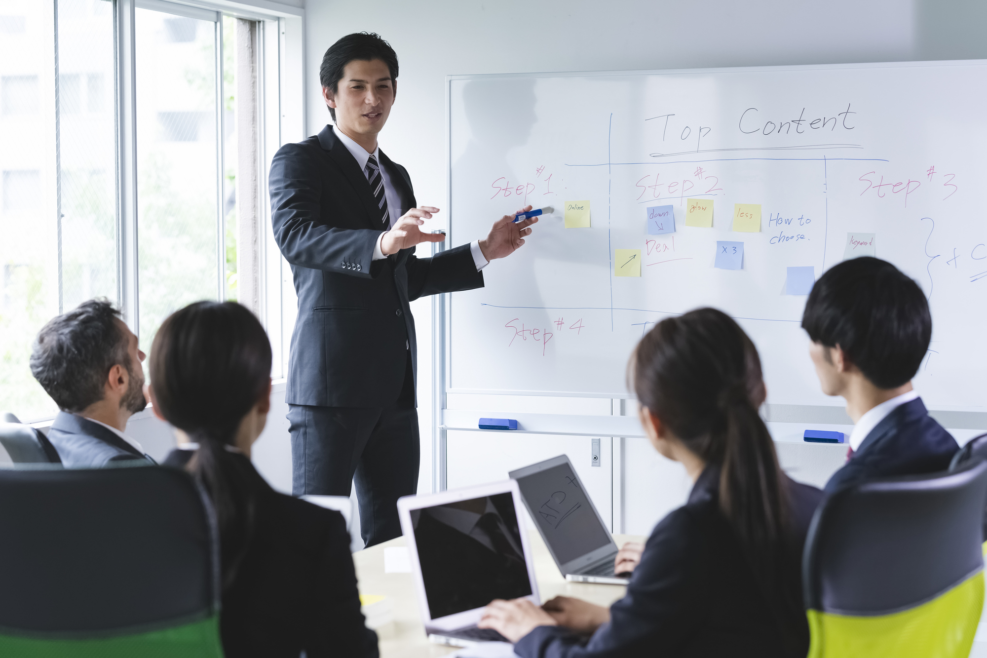今回は営業基礎力としてのプレゼンスキルを高める手軽な方法を紹介します(写真はイメージ)=PIXTA