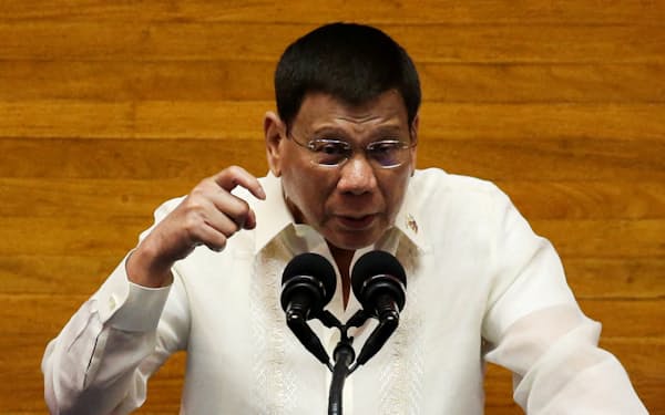フィリピンのドゥテルテ大統領は６月、任期満了で退任する＝ロイター