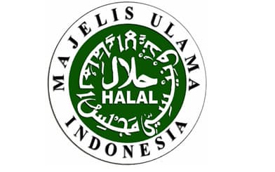 インドネシアのハラル認証マーク（JITA提供）
