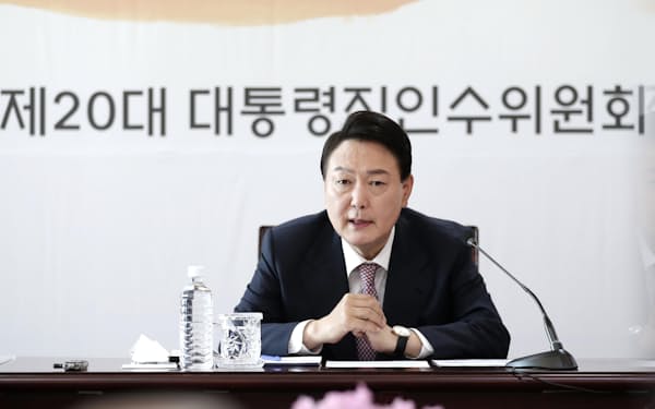 韓国の尹錫悦次期大統領＝国民の力提供・共同