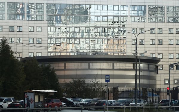 モスクワにあるロシア軍参謀本部情報総局（GRU）の本部=ロイター