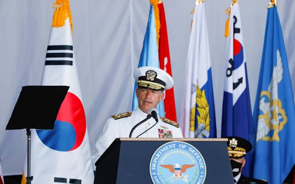 米国のアキリーノ・インド太平洋軍司令官はFTとのインタビューで米豪両国による「統合抑止力」向上に意欲を示した＝ロイター