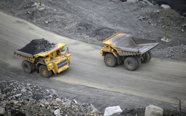 日本企業がロシア炭からの脱却を急いでいる（ロシアの炭鉱）＝ＡＰ