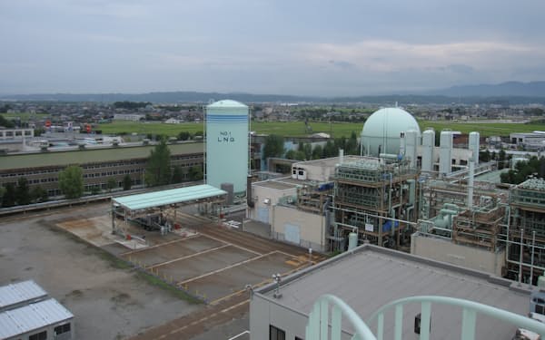 譲渡資産の1つでガス供給を支える港エネルギーセンター(金沢市)