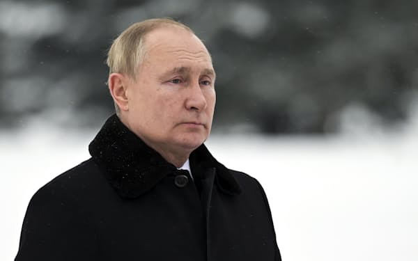 ロシアのプーチン大統領は天然ガスの購入代金に自国通貨ルーブルを使うよう非友好国に求めた=AP