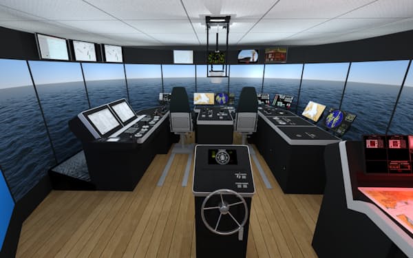 商船三井は６月にダイナミック・ポジショニングのシミュレーターを導入する