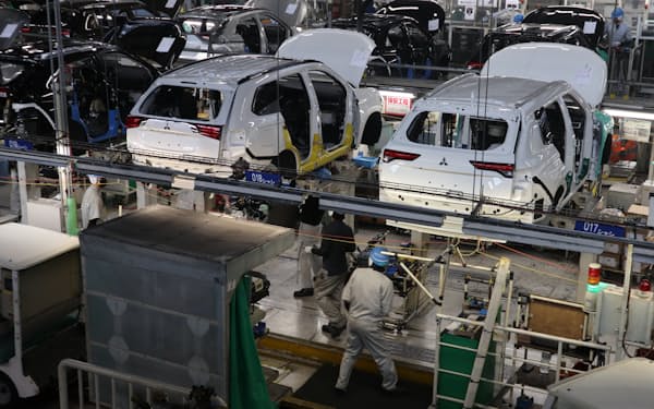 三菱自動車の岡崎製作所は４月１１日からの５日間生産を停止する