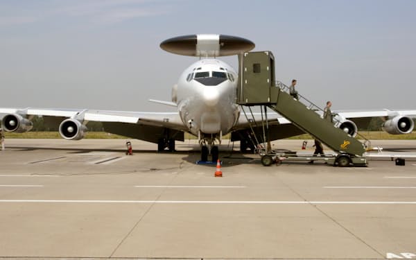 NATOが運用する空中警戒管制機「E3A」=ロイター