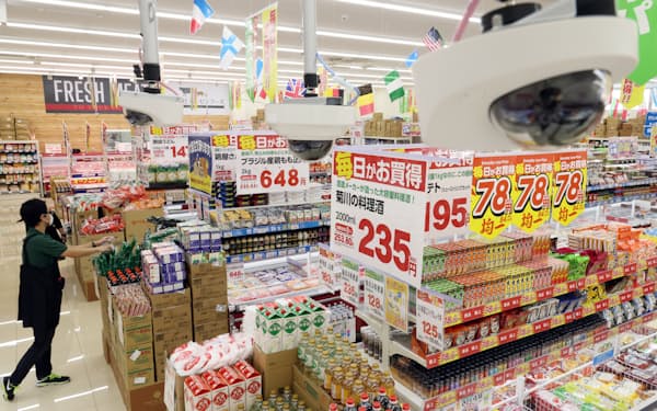 ソフトバンクは中小の小売店でも使える低価格の人流分析サービスを始める(大阪市のスーパー)