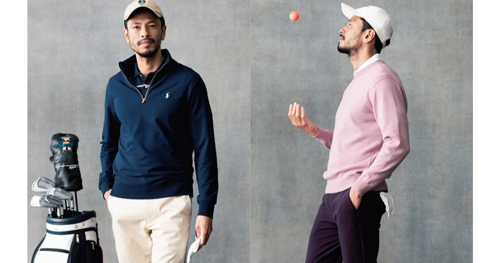 紳士のゴルフウエア パステルカラーのコーデが粋 Nikkei Style 紳士のゴルフウエア パステルカラーのコーデが粋 Nikkei Style