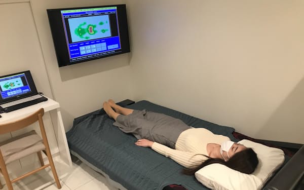 西川は体圧測定などデータを 蓄積し快適な睡眠を得られるマットレスの開発につなげた