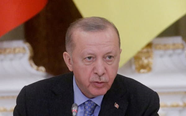 トルコのエルドアン大統領＝ロイター