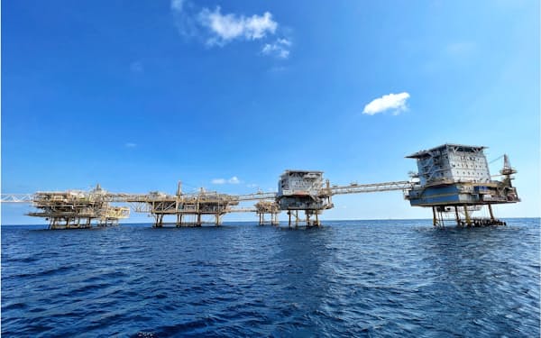 PTTEPはタイ東部沖で天然ガスを増産する＝同社提供