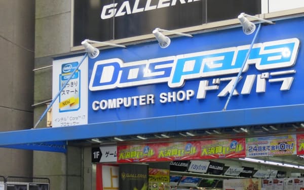 ドスパラはゲーム用パソコンなどを取り扱っている（東京都千代田区のドスパラ秋葉原本店
