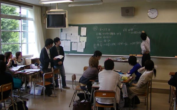 チームで円相場予想に取り組んだ東京の都立高校の例